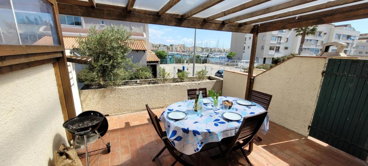 Maison 3 pièces 5-7pers Vue sur port, garage, clim Gruissan Extérieur photo